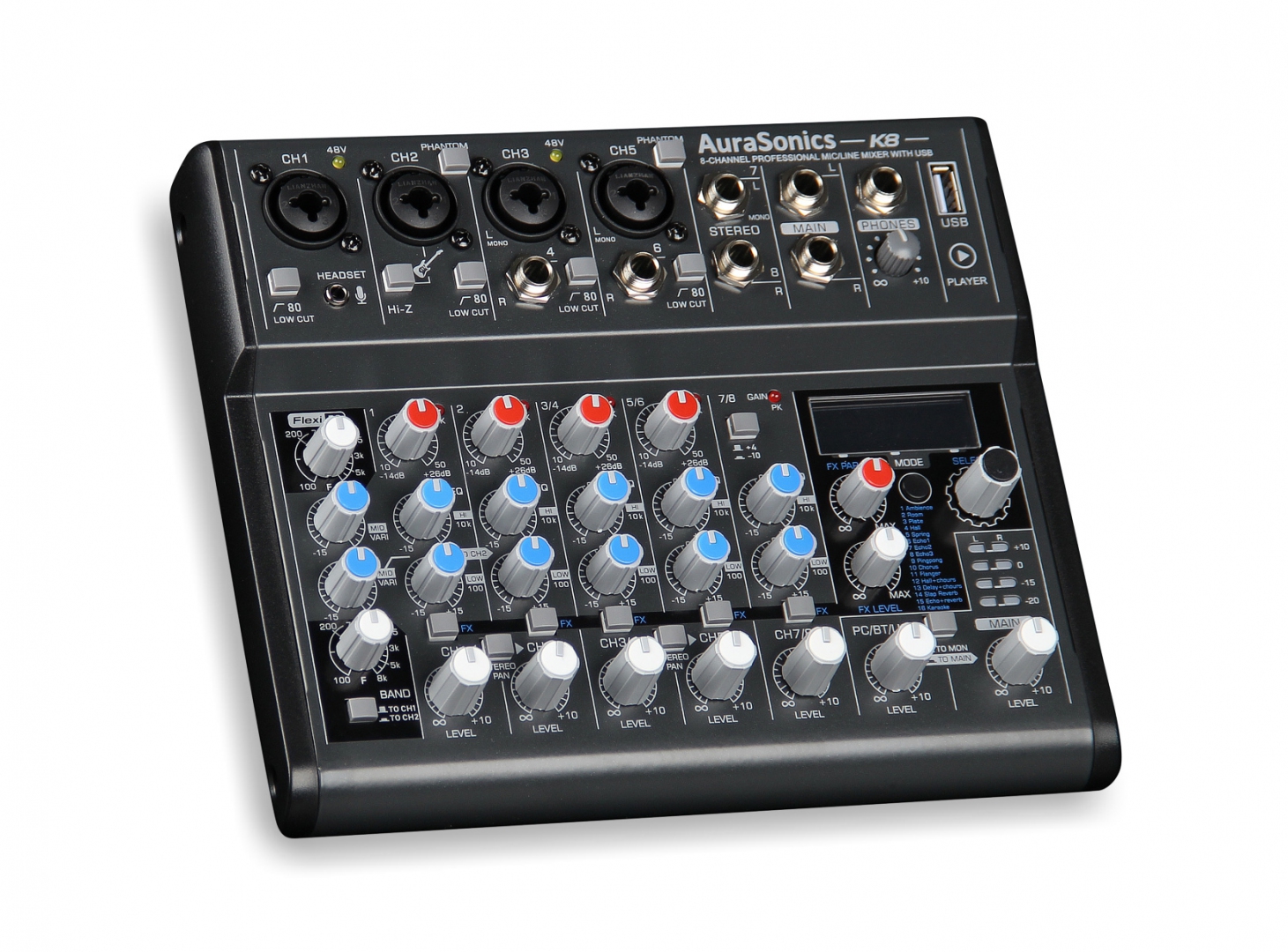 AuraSonics K8 компактный микшерный пульт в Ефремове