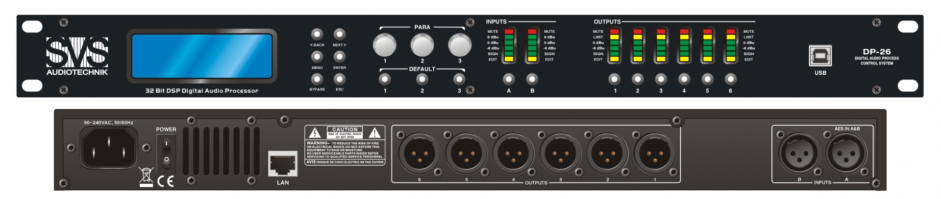 SVS Audiotechnik DP-26 Цифровой процессор: 2 входа 6 выходов в Ефремове