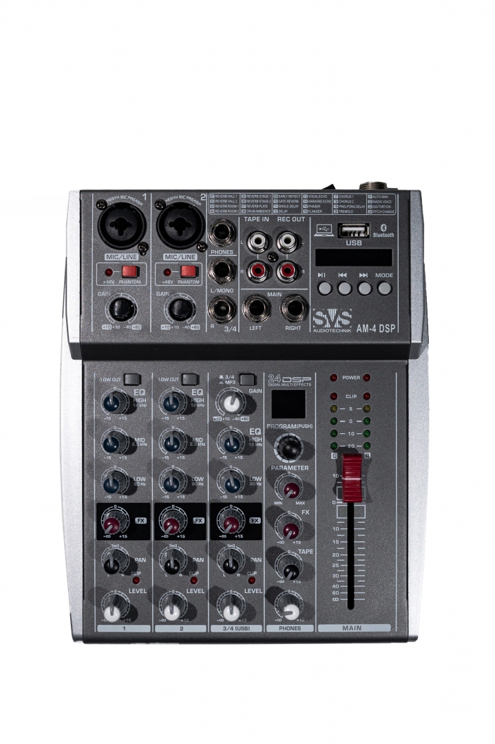 SVS Audiotechnik mixers AM-4 DSP Аналоговый микшерный пульт, 4-канала в Ефремове
