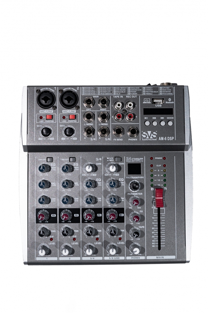 SVS Audiotechnik mixers AM-6 DSP Микшерный пульт аналоговый, 6-канальный SVS Audiotechnik mixers в Ефремове