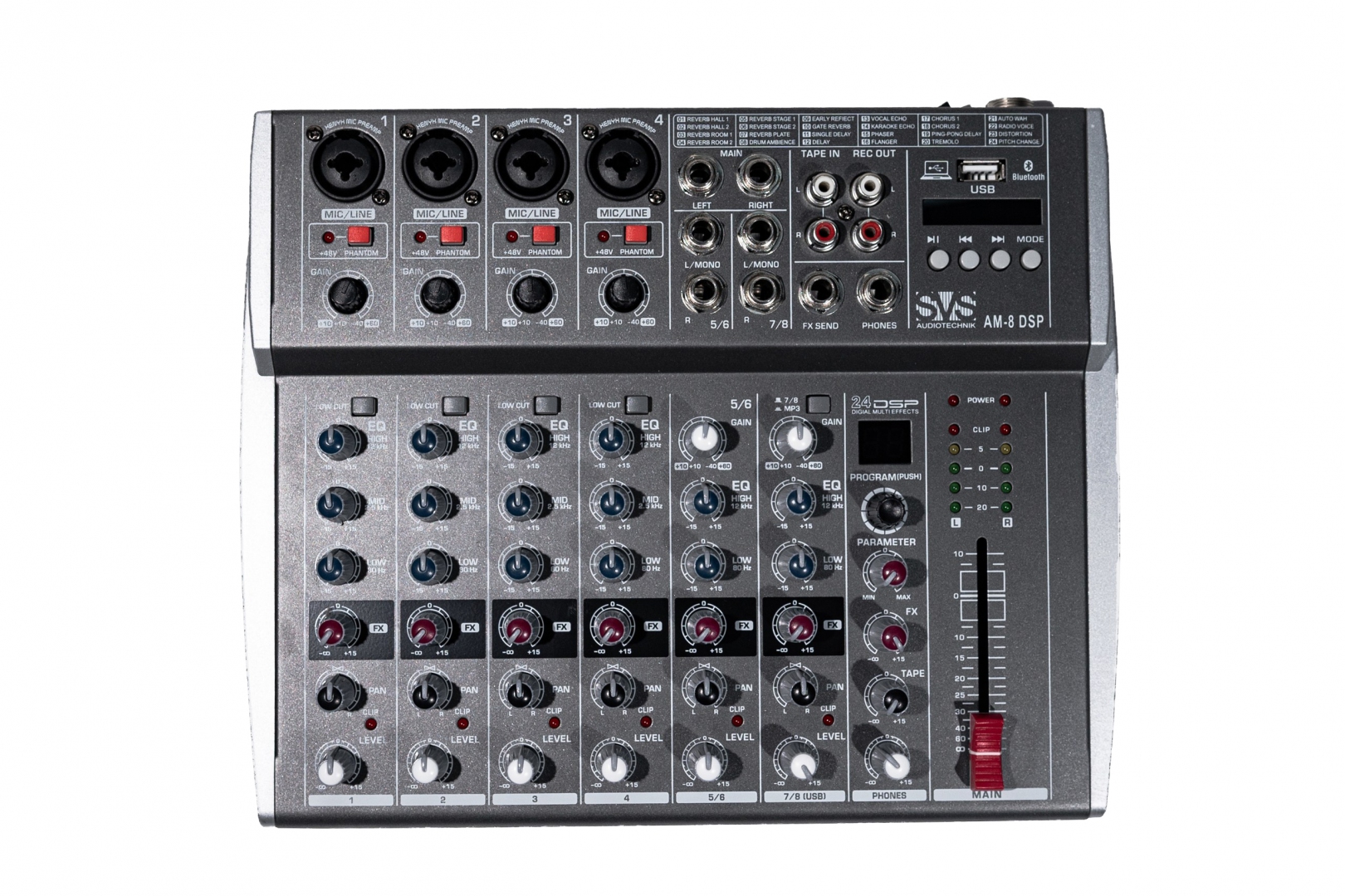 SVS Audiotechnik mixers AM-8 DSP Микшерный пульт аналоговый, 8-канальный в Ефремове