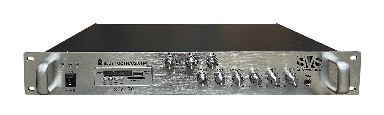 SVS Audiotechnik STA-80 Микшер-усилитель для систем Public Address в Ефремове